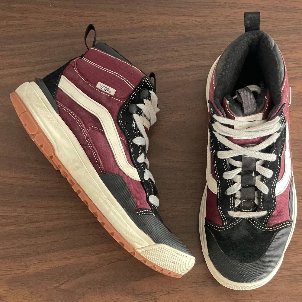 VANS UltraRange EXO High MTE Mens 6.5 Port Royale Gum Suede Waterproof UltraCUSH